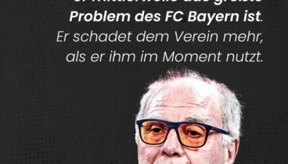 名宿：赫内斯已成拜仁最大麻烦，理解同情埃贝尔